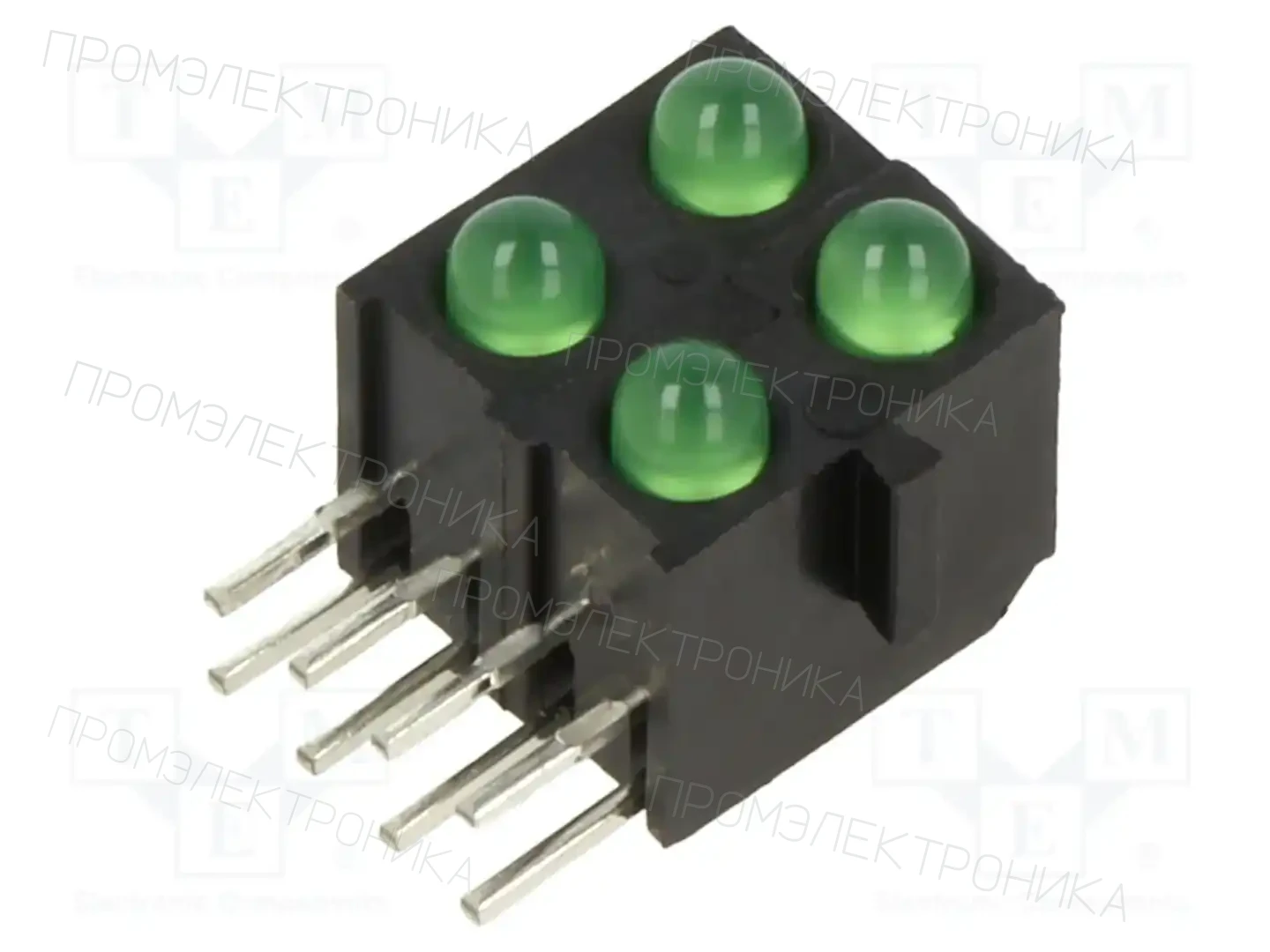 BIVAR H204CGDL — LED индикаторы для печатных плат