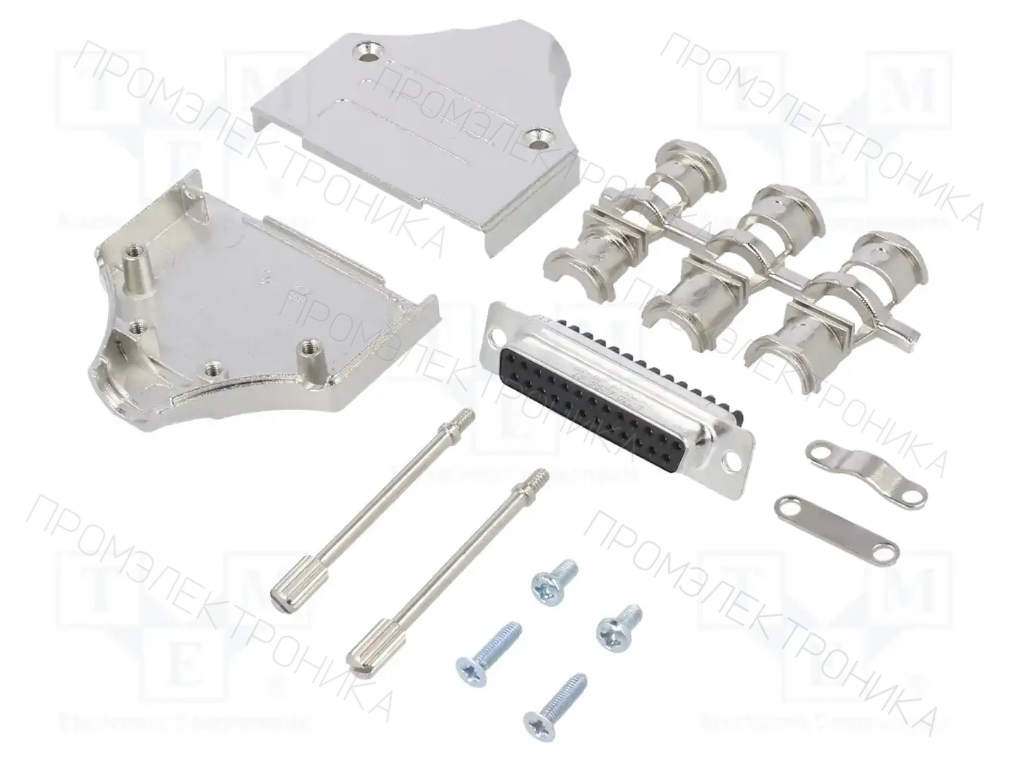 AMPHENOL COMMUNICATIONS SOLUTIONS L17MHDM25+L77DB25SST — Комплектные штекеры D-Sub