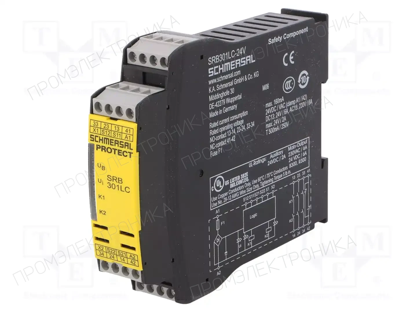 SCHMERSAL SRB301LC 24VAC/DC — Выключат. безопасности - мод. управления