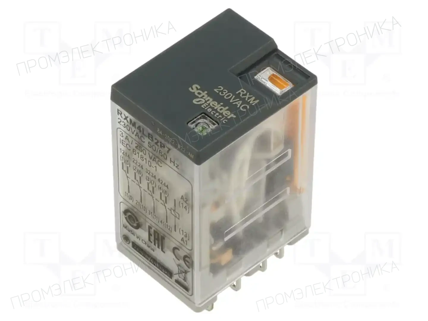 SCHNEIDER ELECTRIC RXM4LB2P7 — Реле электромагн. промышленные