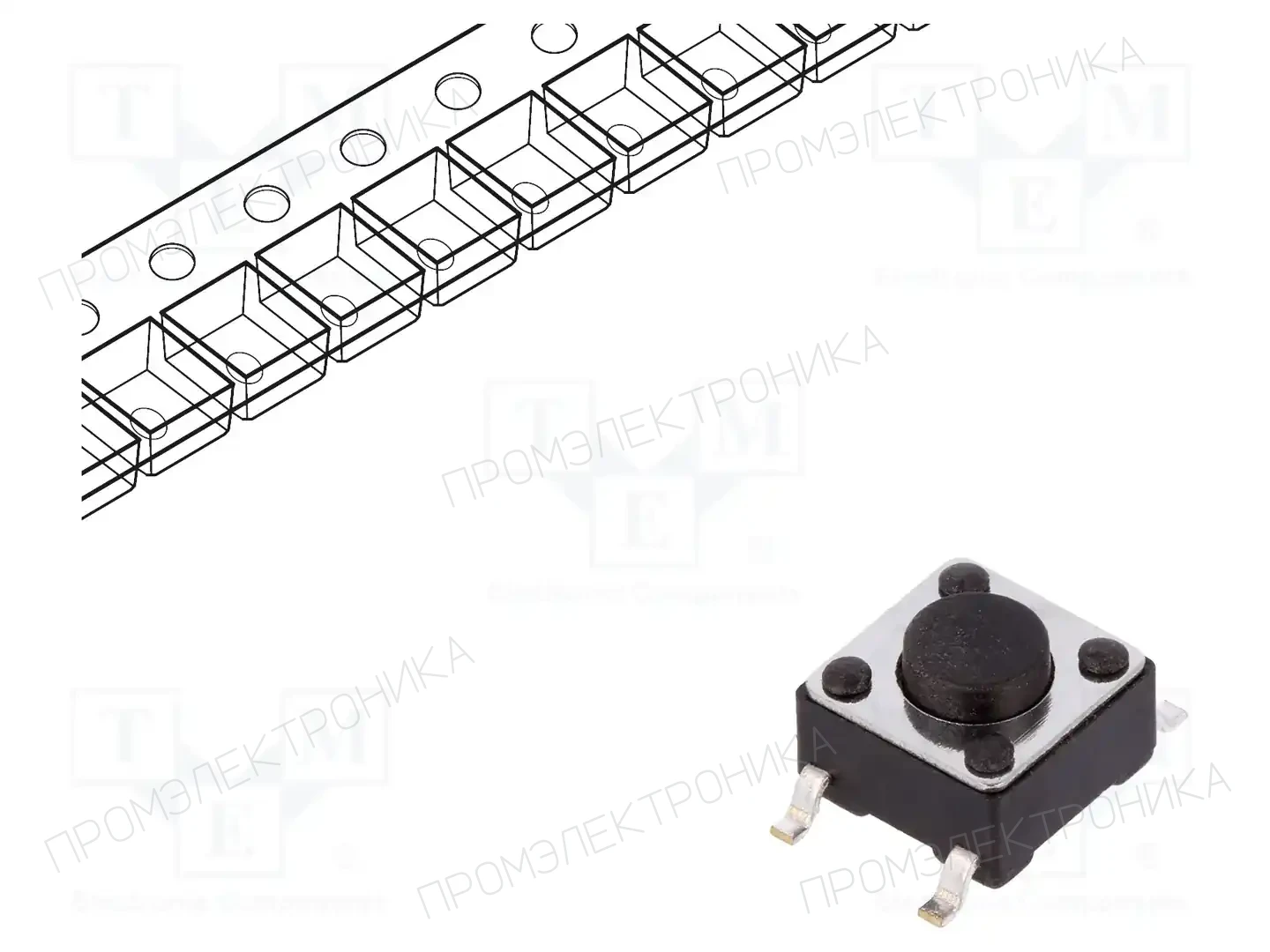 NINIGI TACTM-64N-F-R — Микропереключатели TACT