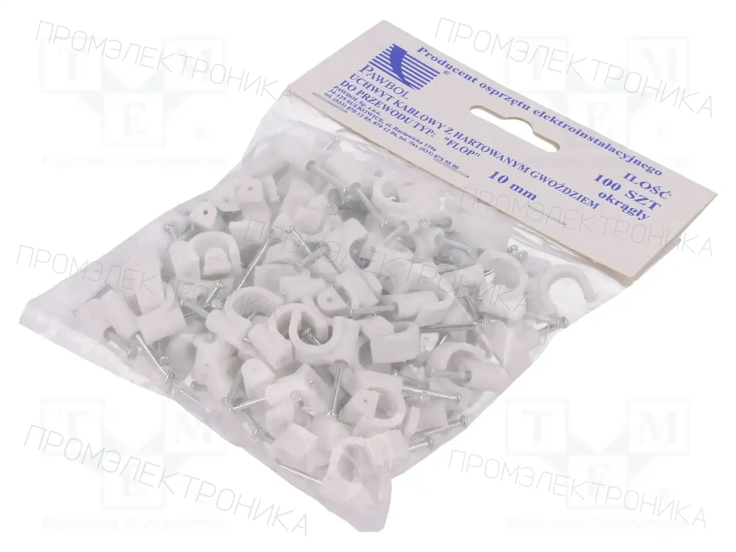 PAWBOL H.7008A -100 — Держатели, скобы для кабелей