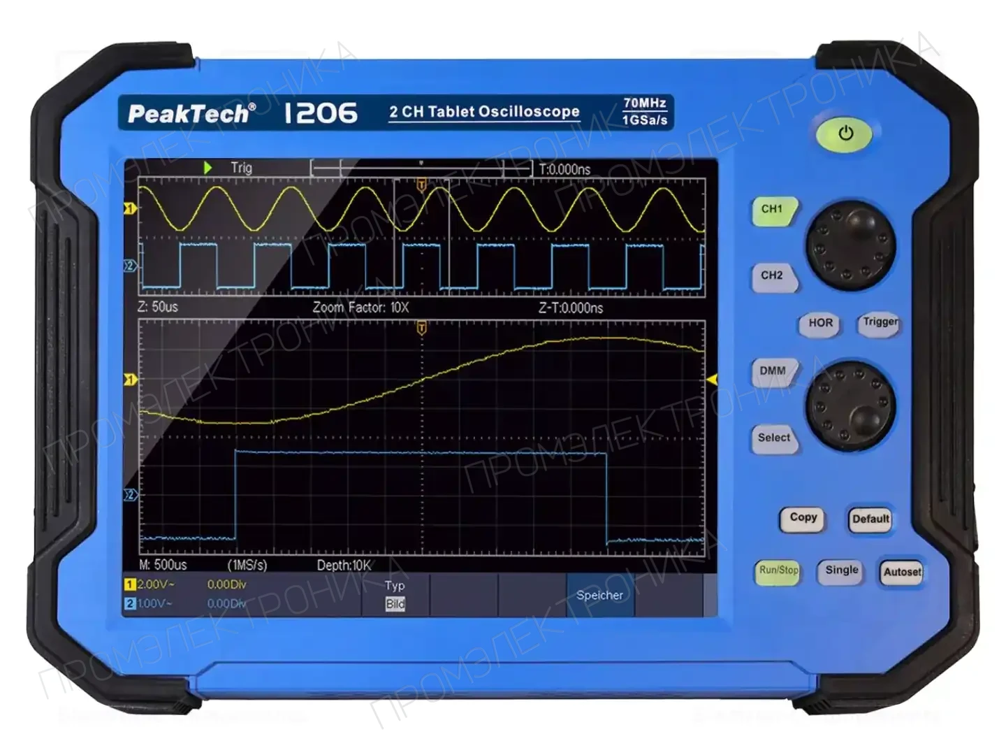 PEAKTECH P 1206 — Осциллоскопы переносные, скопометры