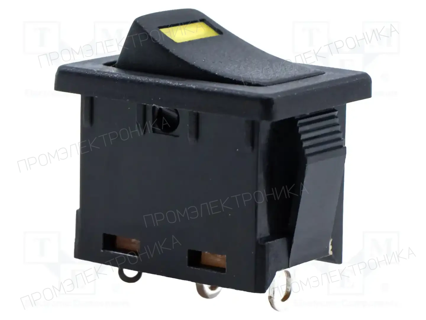 E-SWITCH R1966ABLKBLKESYEL — Переключатели типа Rocker