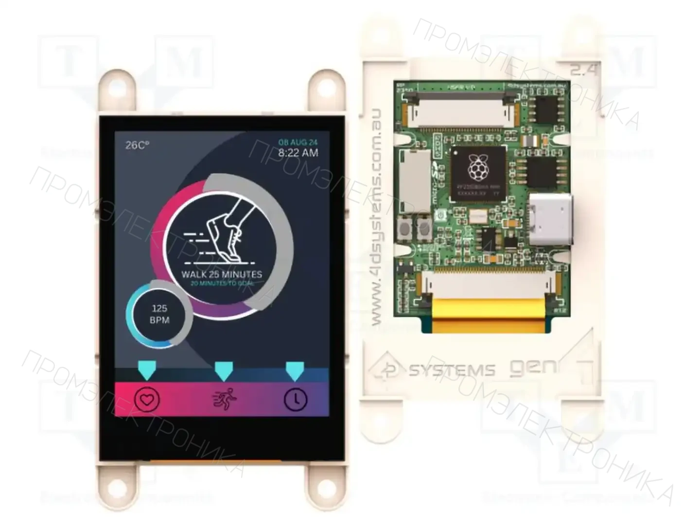 4D Systems GEN4-RP2350-24CT — Интеллигентные дисплеи