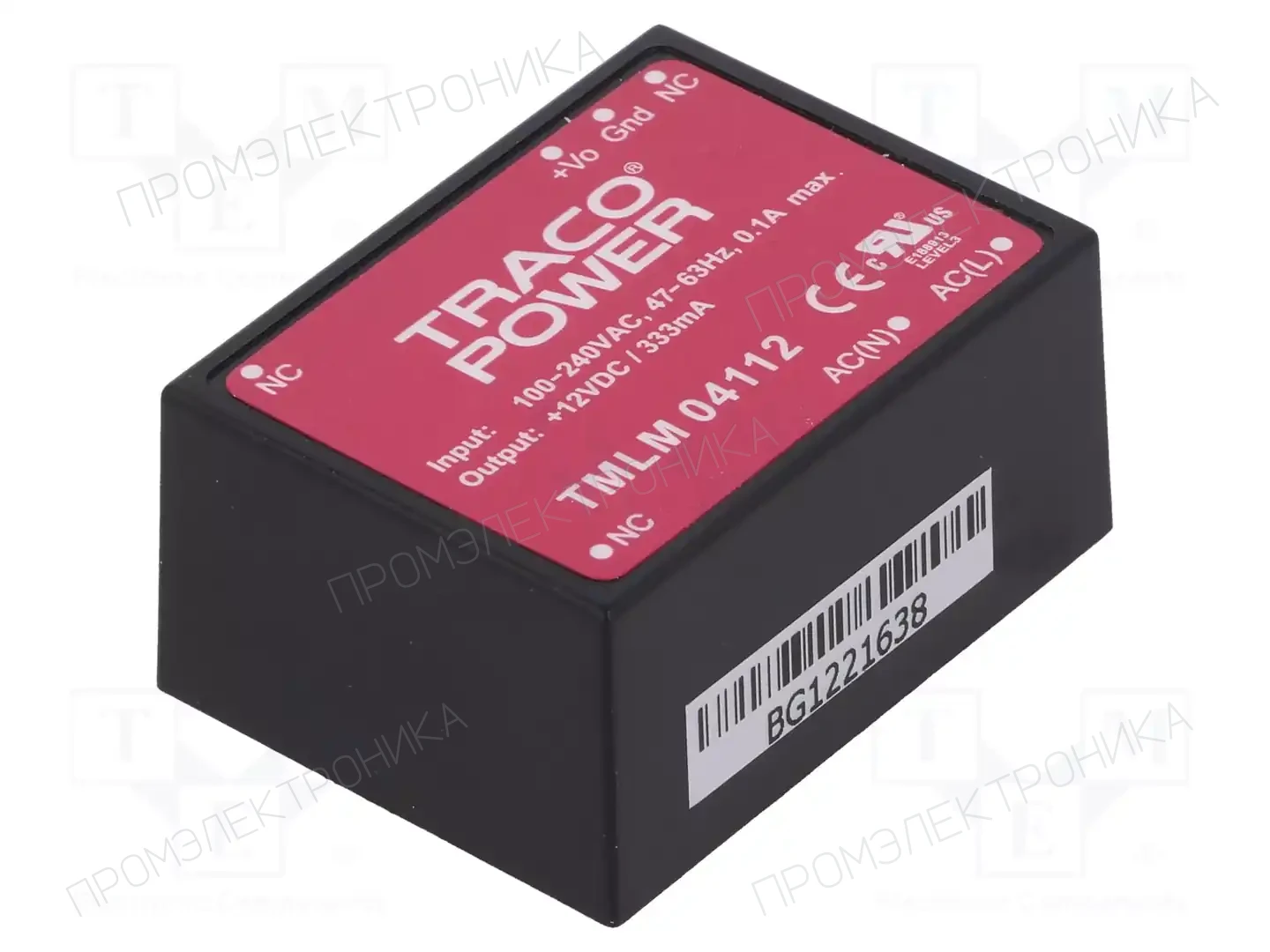 TRACO POWER TMLM 04112 — Преобразователи AC/DC для PCB