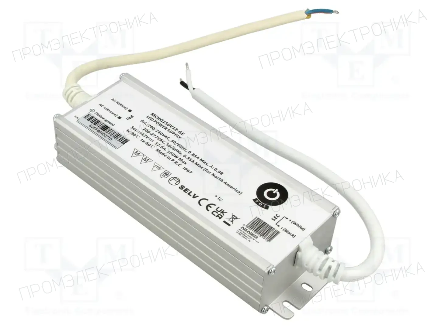 POS MCHQ150V12-GE — Блоки питания для LED