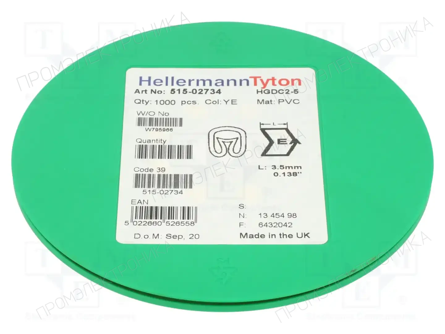 HELLERMANNTYTON 515-02734 — Маркеры проводов