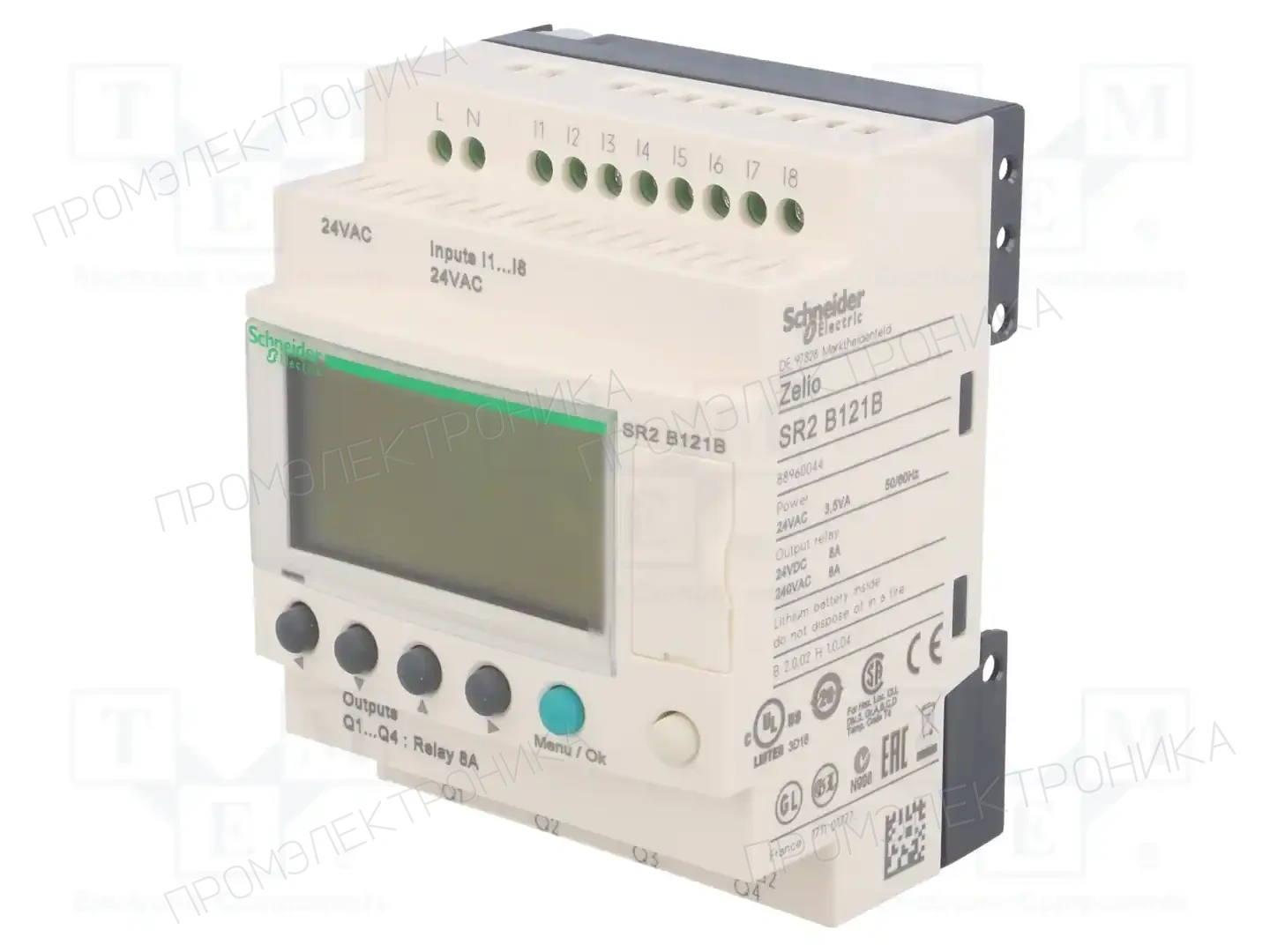 SCHNEIDER ELECTRIC SR2B121B — Реле прогр. основные модули