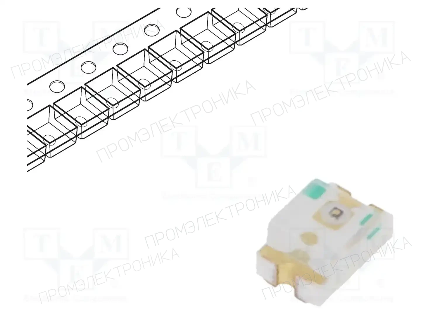 EVERLIGHT 17-21UYC/S530-A3/4T — Светодиоды SMD цветные