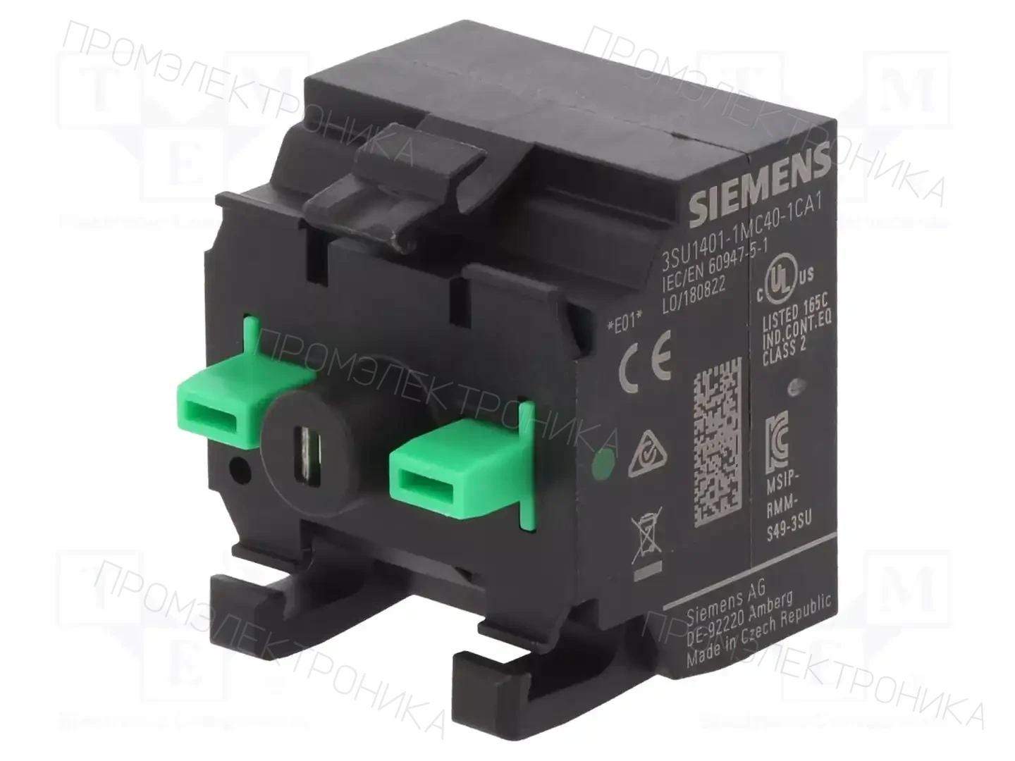 SIEMENS 3SU1401-1MC40-1CA1 — Панельные аксессуары стандартные