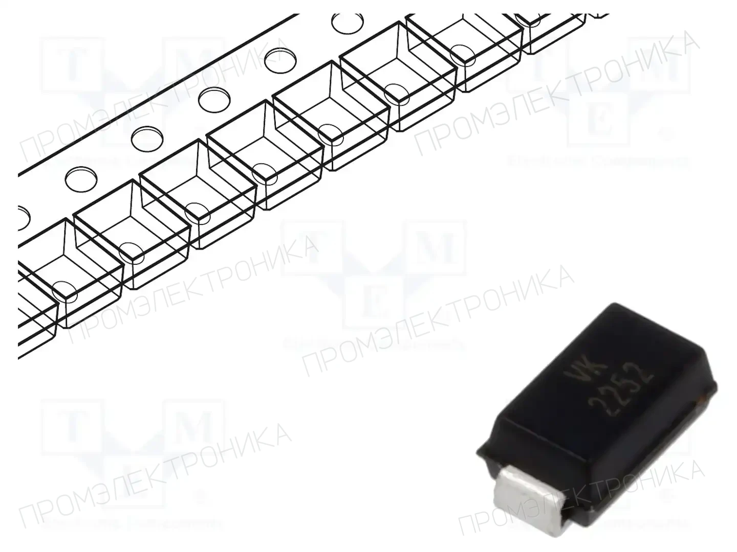 EATON ELECTRONICS SMAJE30CA — Диоды TVS SMD двунаправленные