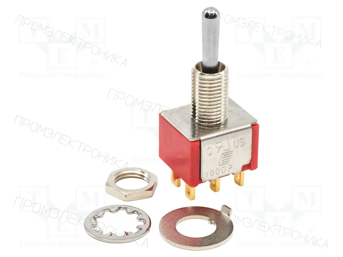 E-SWITCH 100DP1T1B1M1REH — Переключатели рычажные