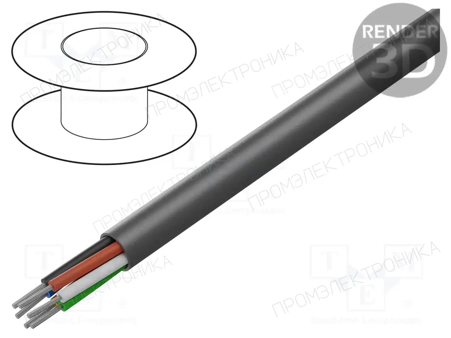 ALPHA WIRE 79013 SL001 — Провода многожильные неекранированные