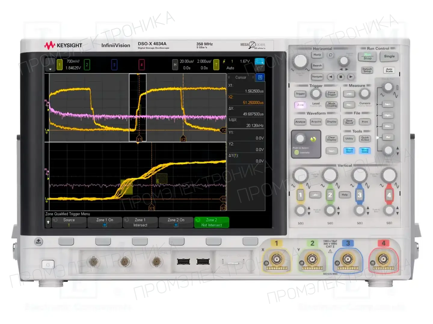 KEYSIGHT DSOX4034A — Осциллоскопы цифровые