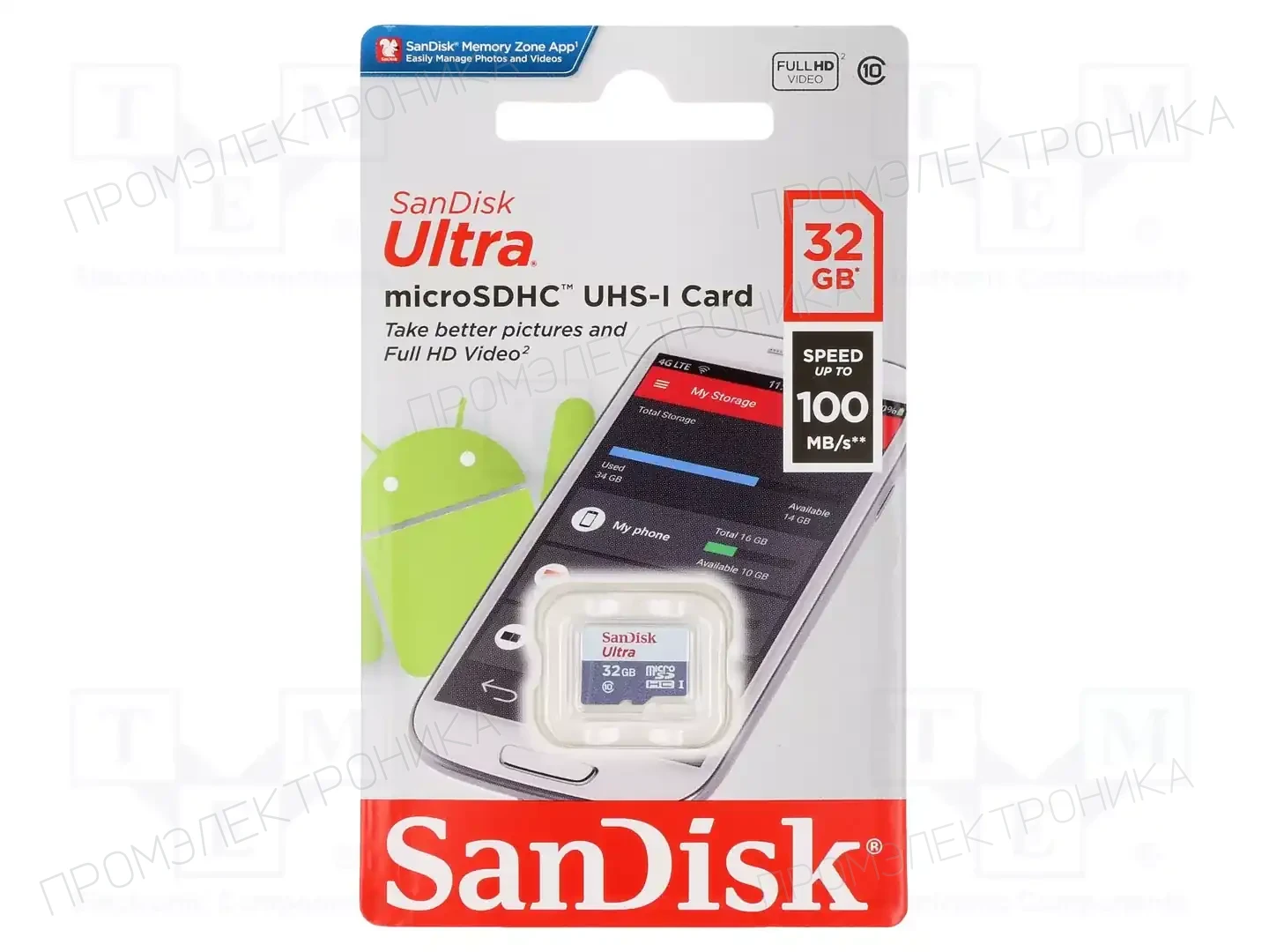 SANDISK SDSQUNR-032G-GN3MN — Карты памяти