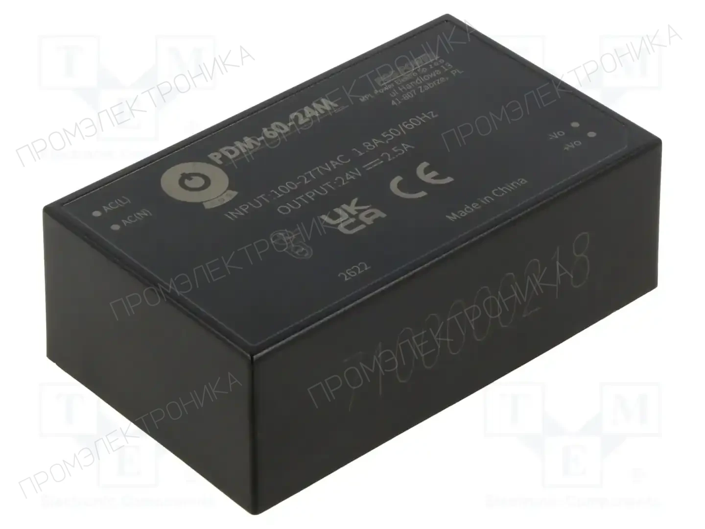 POS PDM-60-24M — Преобразователи AC/DC для PCB