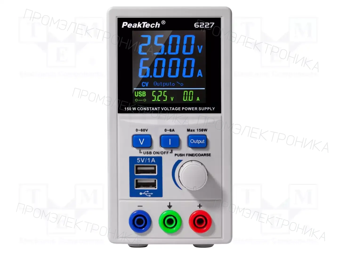 PEAKTECH P 6227 — Блоки питания одноканальные