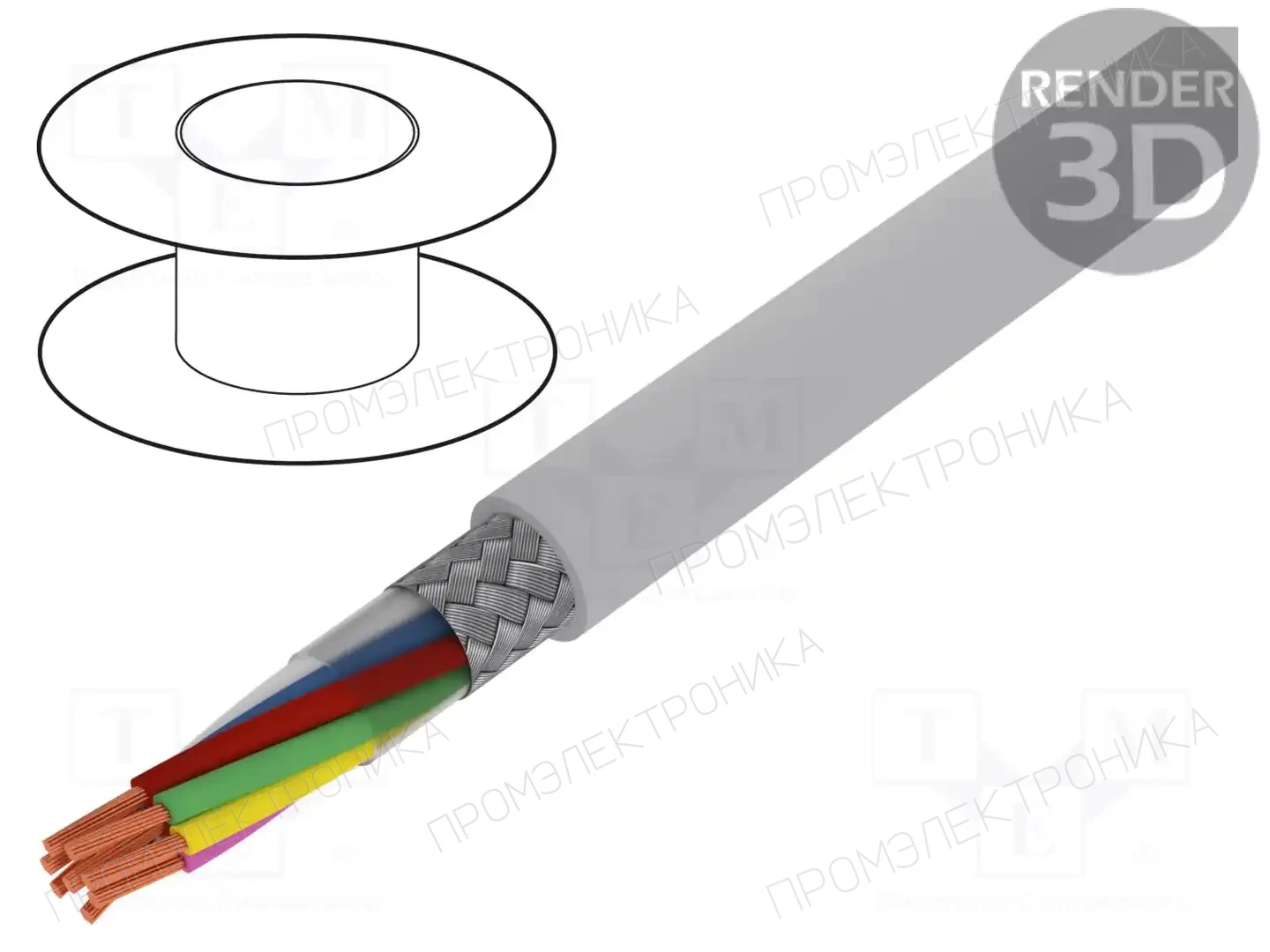 BITNER S30593 — Провода многожильные экранированные