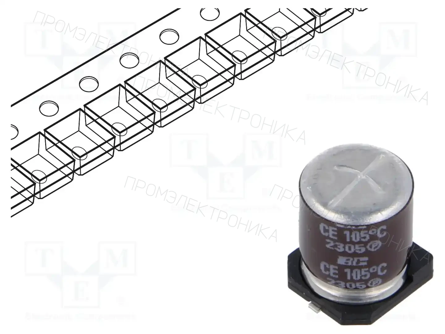 VISHAY MAL215376101E3 — Конденсаторы электролитические SMD