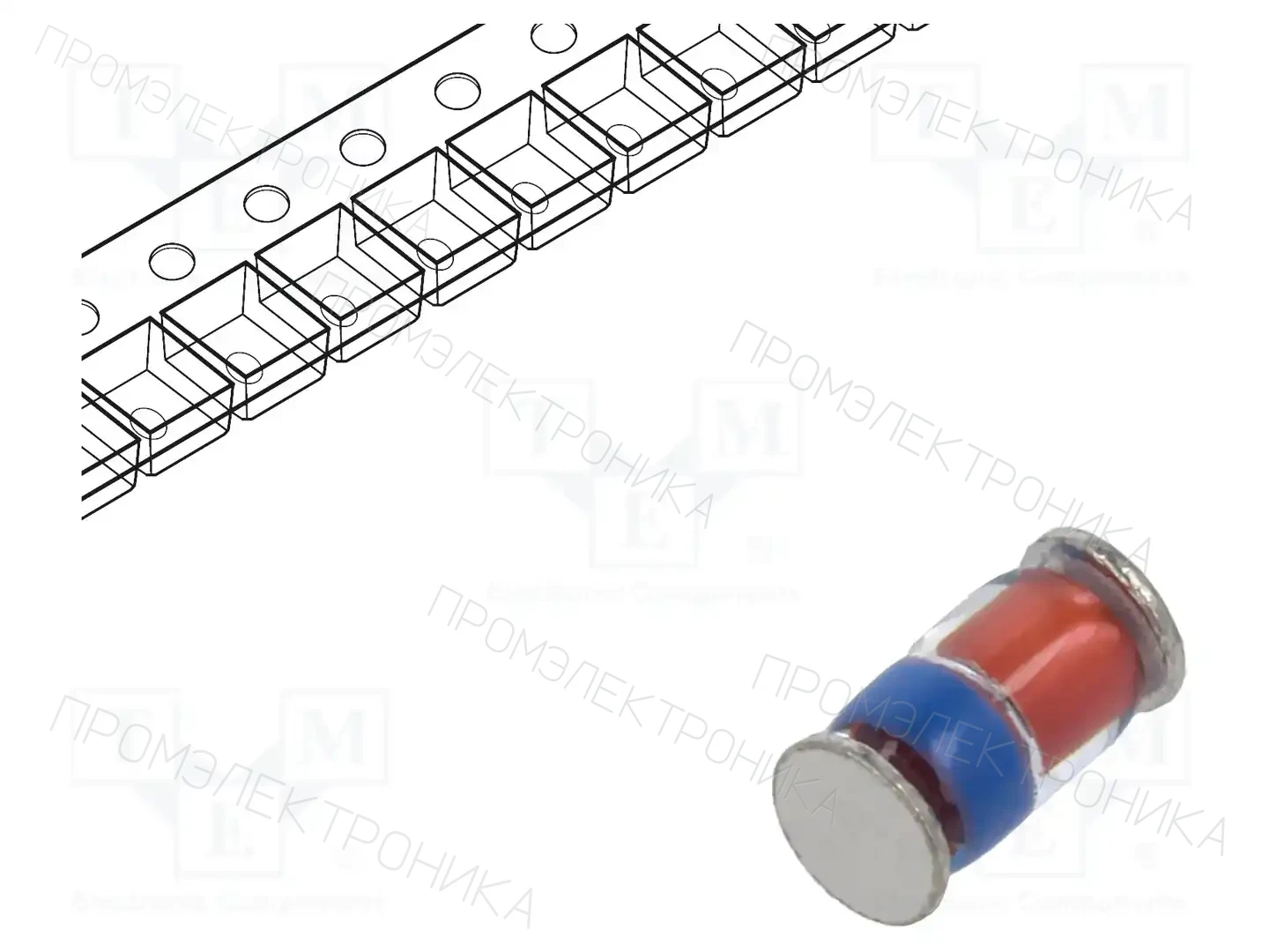 DC COMPONENTS DL4748A — Стабилитроны SMD