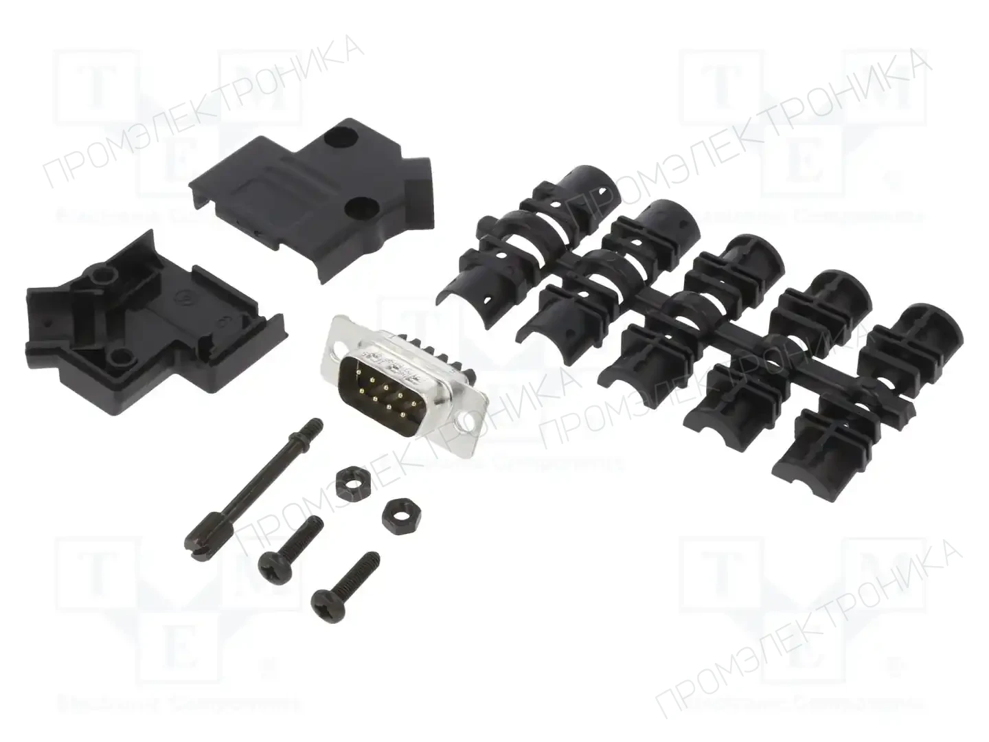 AMPHENOL COMMUNICATIONS SOLUTIONS L17D45PK-P-09+L717DE09PST — Комплектные штекеры D-Sub