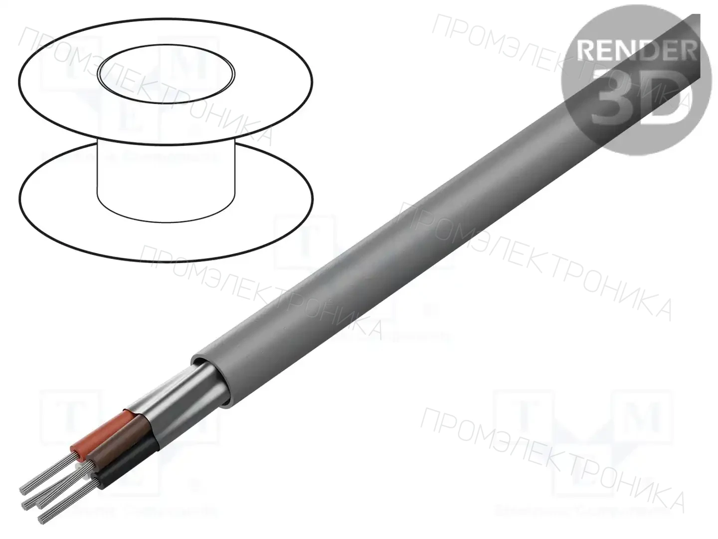 ALPHA WIRE 78124 SL001 — Провода многожильные экранированные