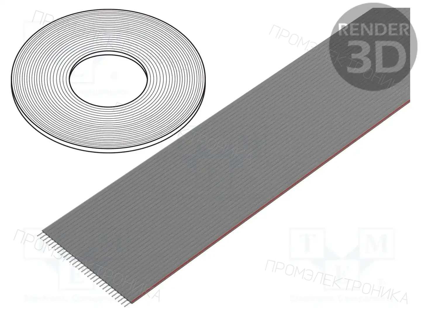 CONNFLY DS1057-30A282R-30.5 — Провода ленточные одноцветные