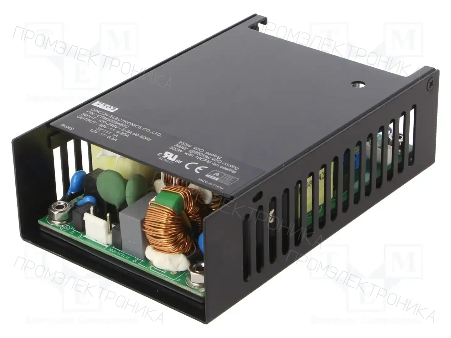 CINCON CFM300S480C — Открытые блоки питания