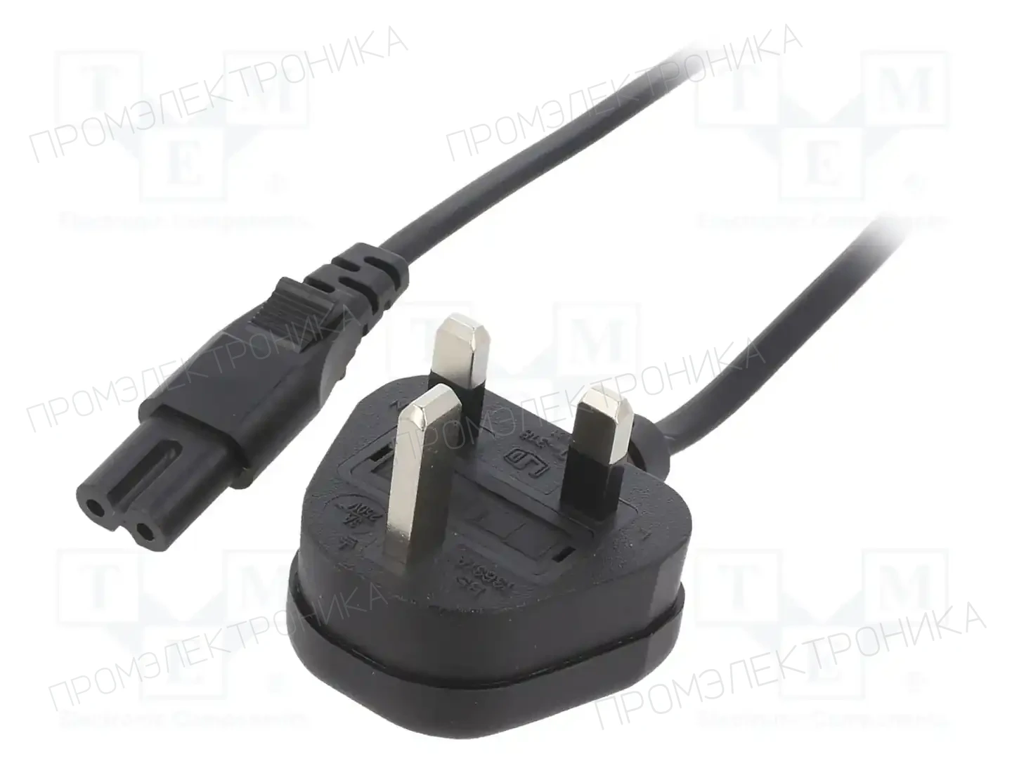 LIAN DUNG LT-318(3A)+503 2X0.75 BLK 1M — Кабели питания компьютерные и универс