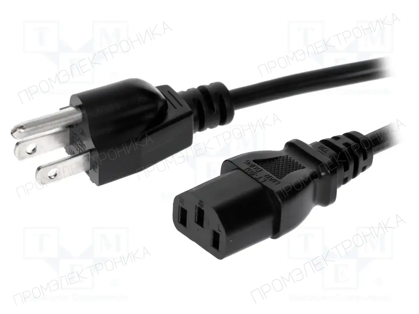 LIAN DUNG LT-202+501 SVT 18/3 105C BLK 1.8M — Кабели питания компьютерные и универс