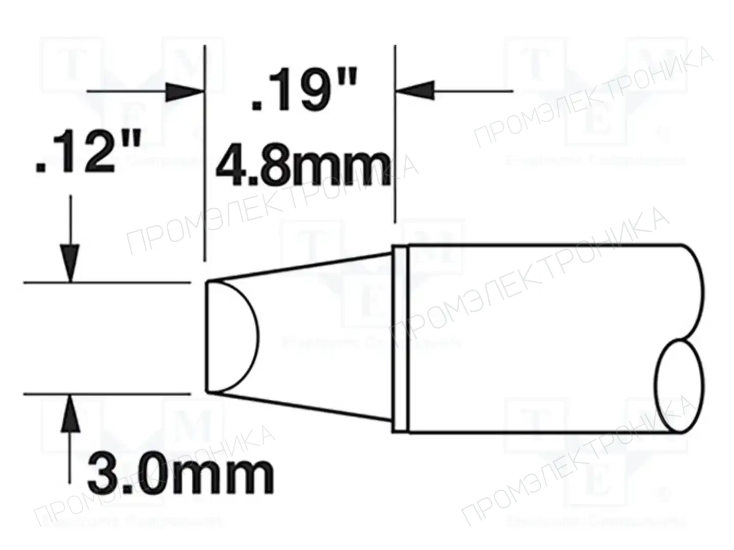 METCAL CVC-9CH0030S — Жала паяльников