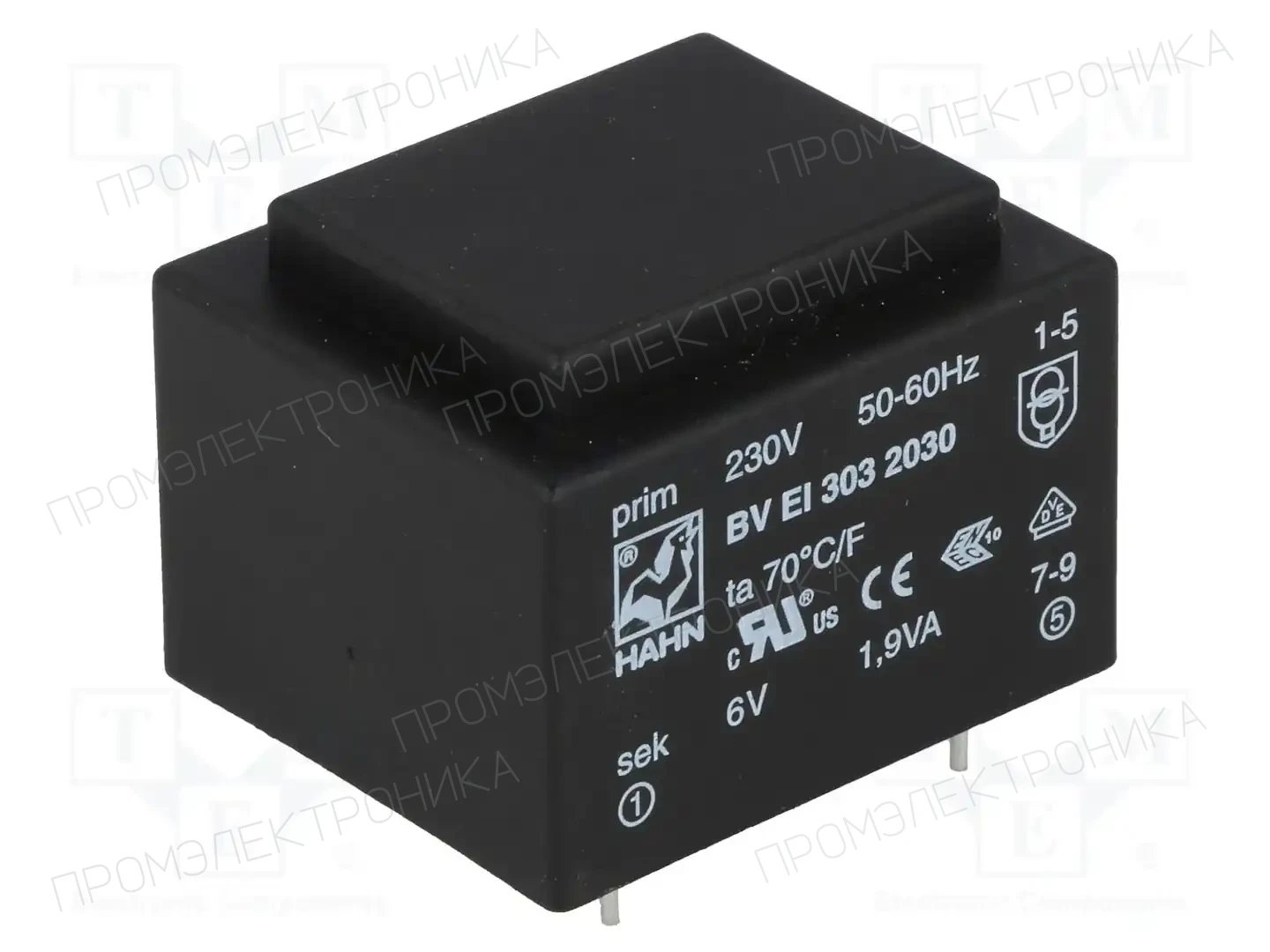 HAHN BV EI 303 2030 — Трансформаторы PCB