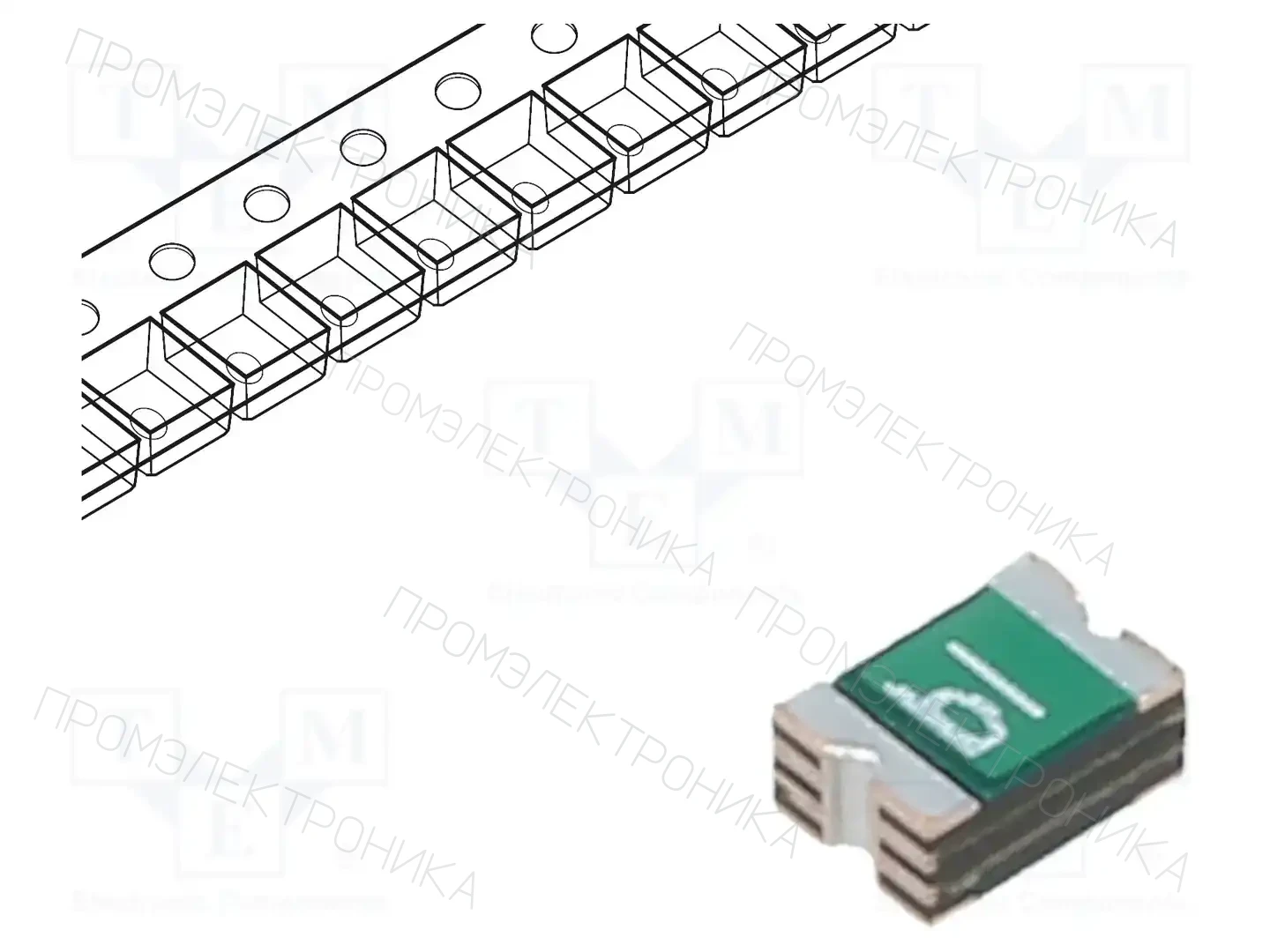 BEL FUSE 0ZCK0100FF2E — Предохранители полимерные SMD