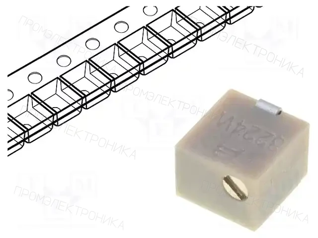 BOURNS 3224W-1-104E — Потенциометры SMD многооборотные