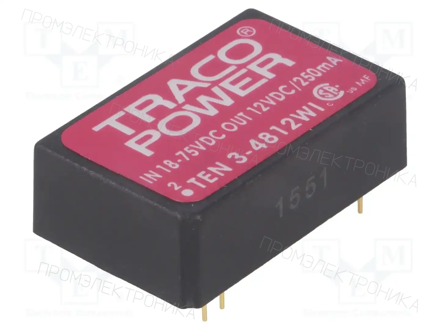 TRACO POWER TEN 3-4812WI — Преобразователи DC/DC
