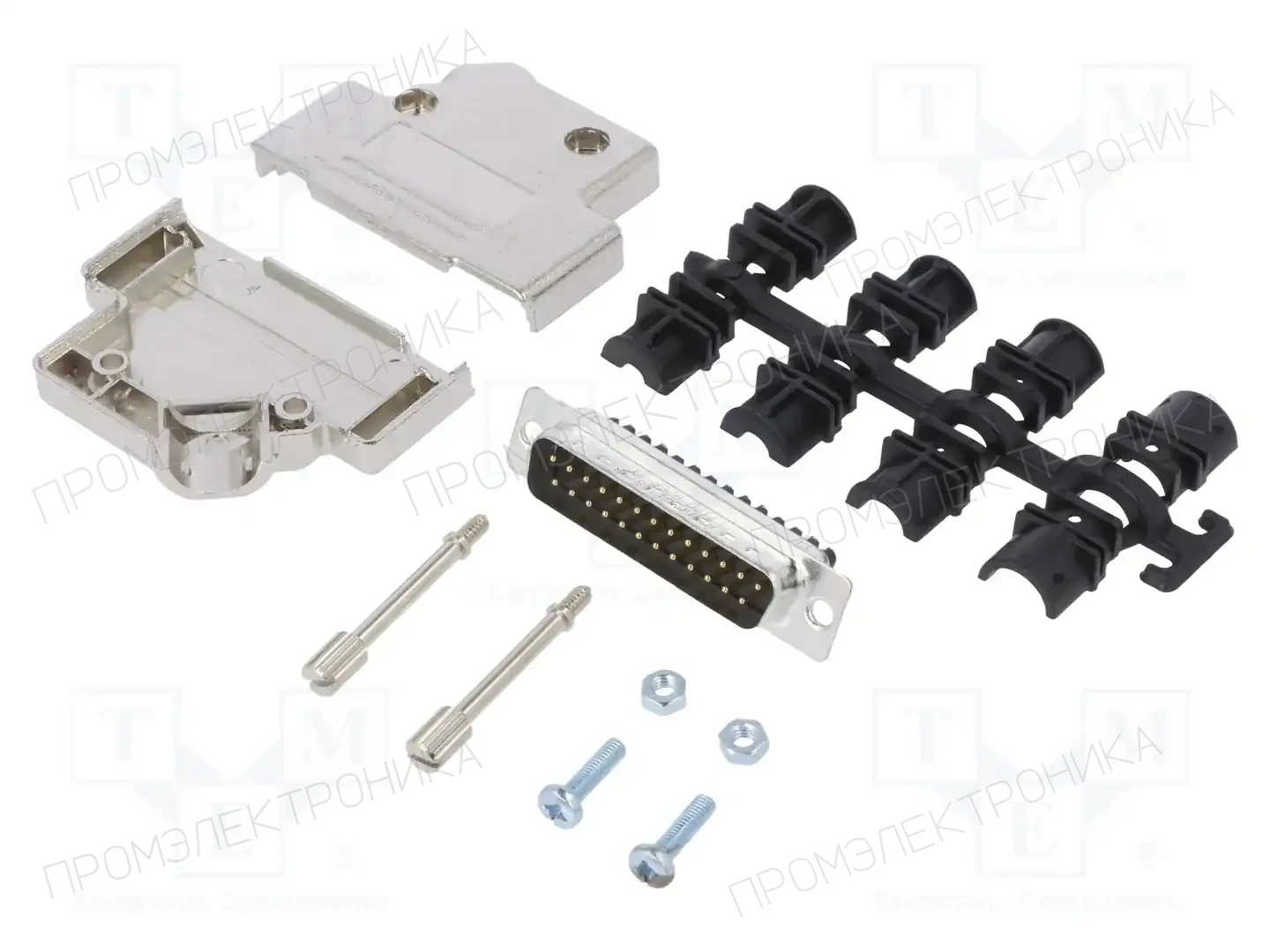 AMPHENOL COMMUNICATIONS SOLUTIONS L17D45PK-M-25+L717DB25PST — Комплектные штекеры D-Sub