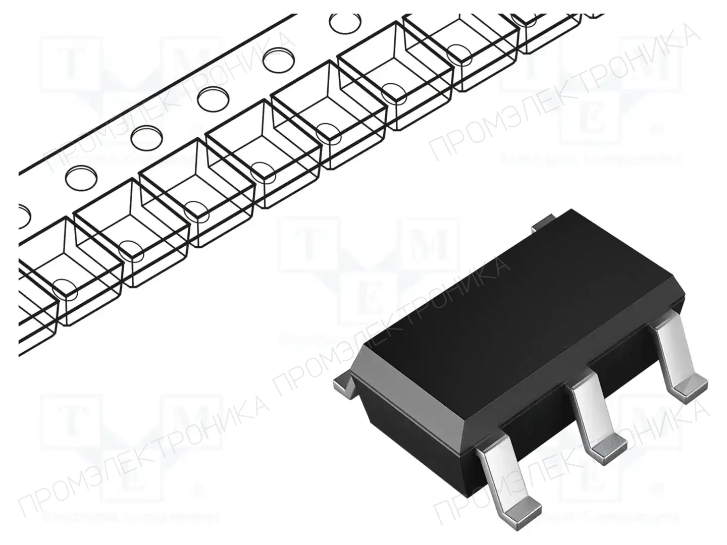 MAXLINEAR SP6205EM5-L-3-3/TR — Стабилизаторы напряжения нерегулир. LDO