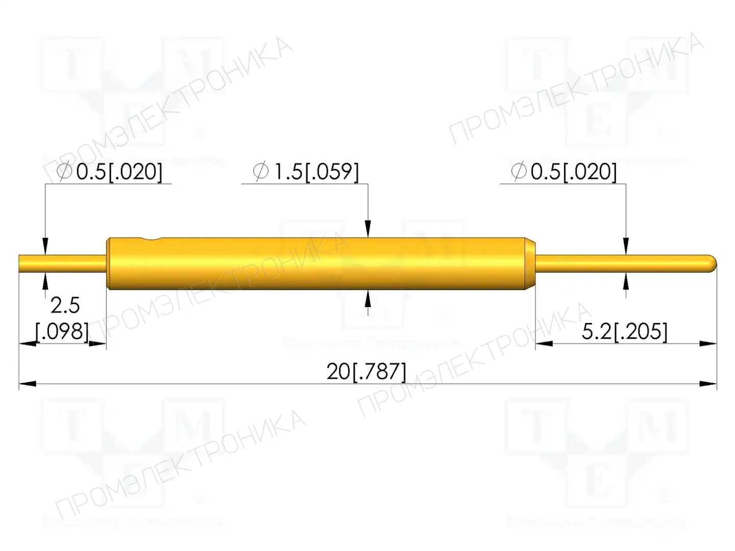 INGUN GKS-941 305 050 A 0800 1 — Измерительные щупы