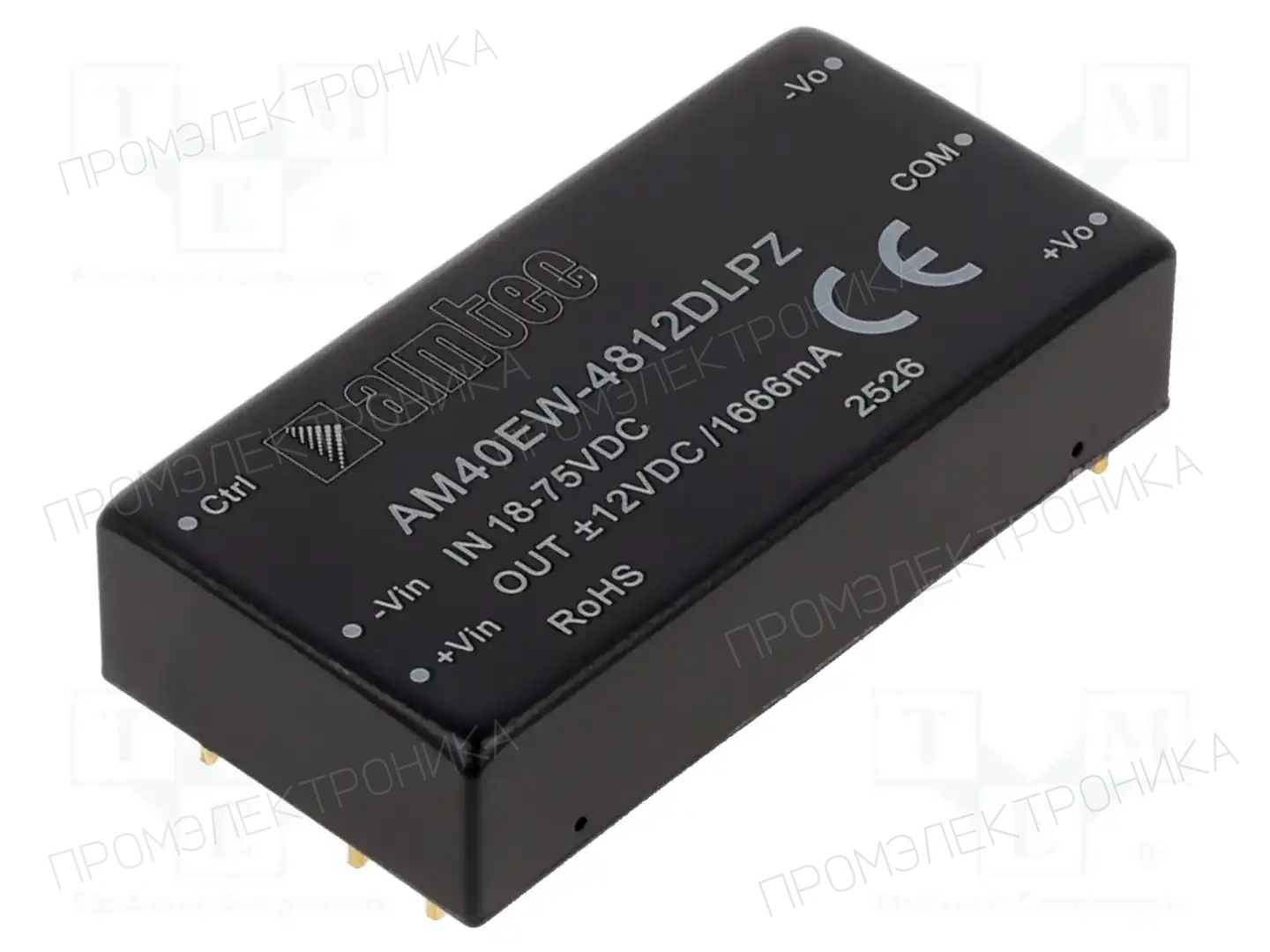 AIMTEC AM40EW-4812DLPZ — Преобразователи DC/DC