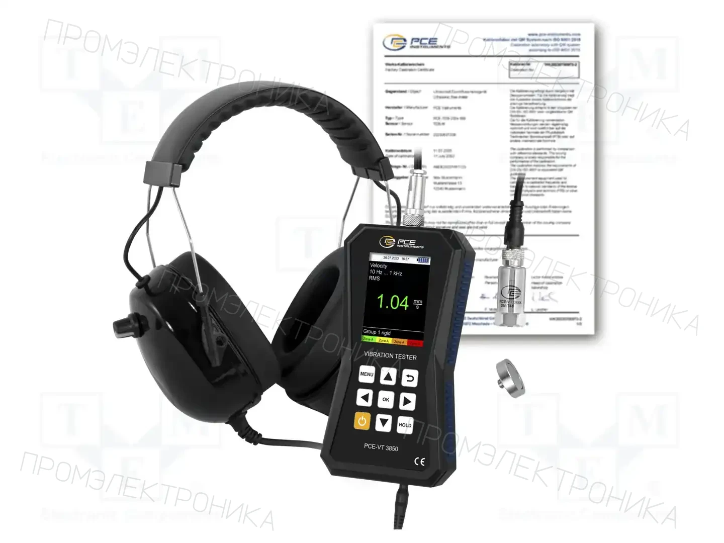 PCE INSTRUMENTS PCE-VT 3850-ICA — Виброметры