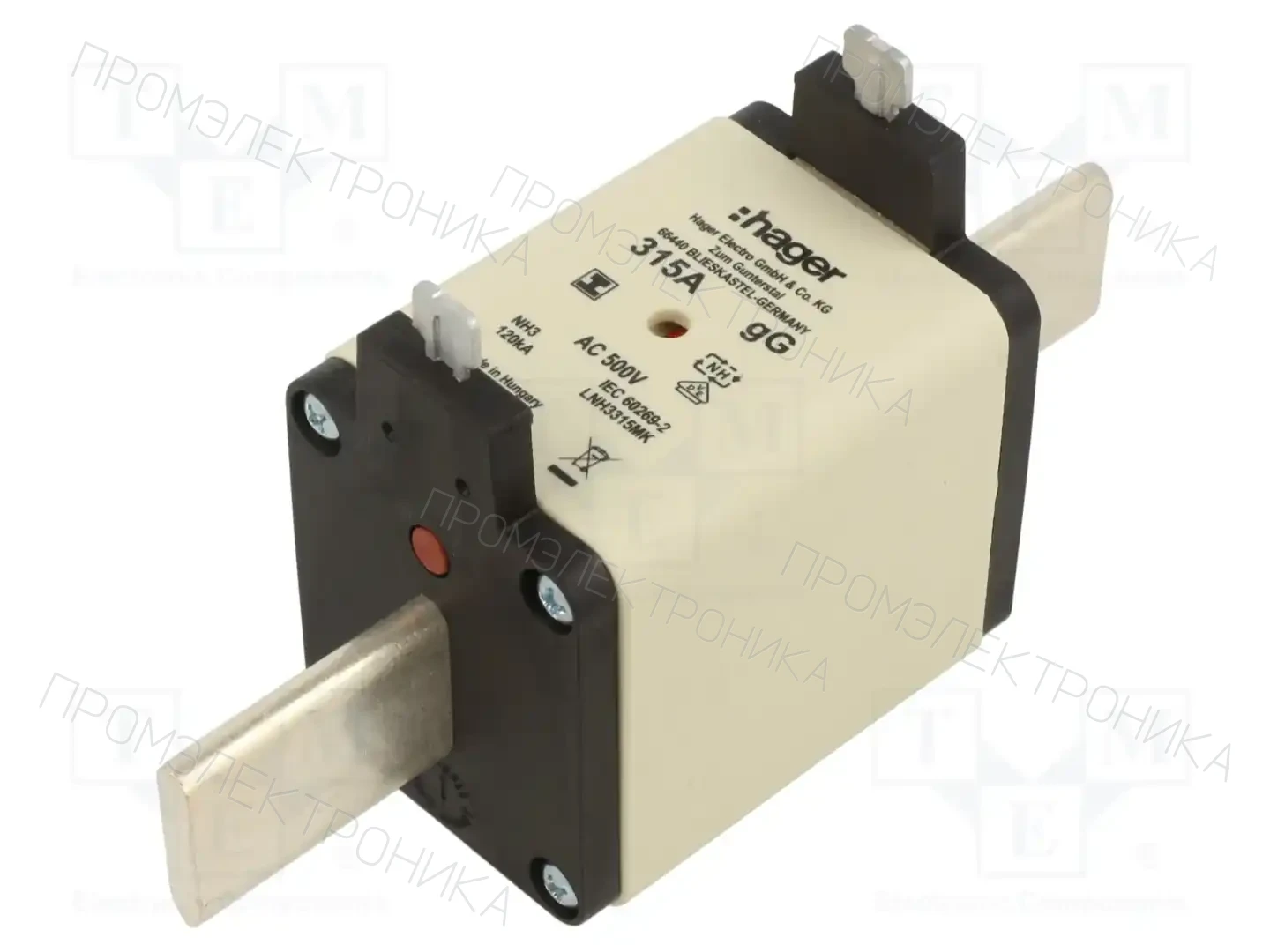 HAGER LNH3315MK — Предохранители NH