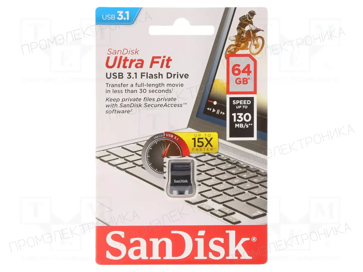 SANDISK SDCZ430-064G-G46 — Флеш-накопители