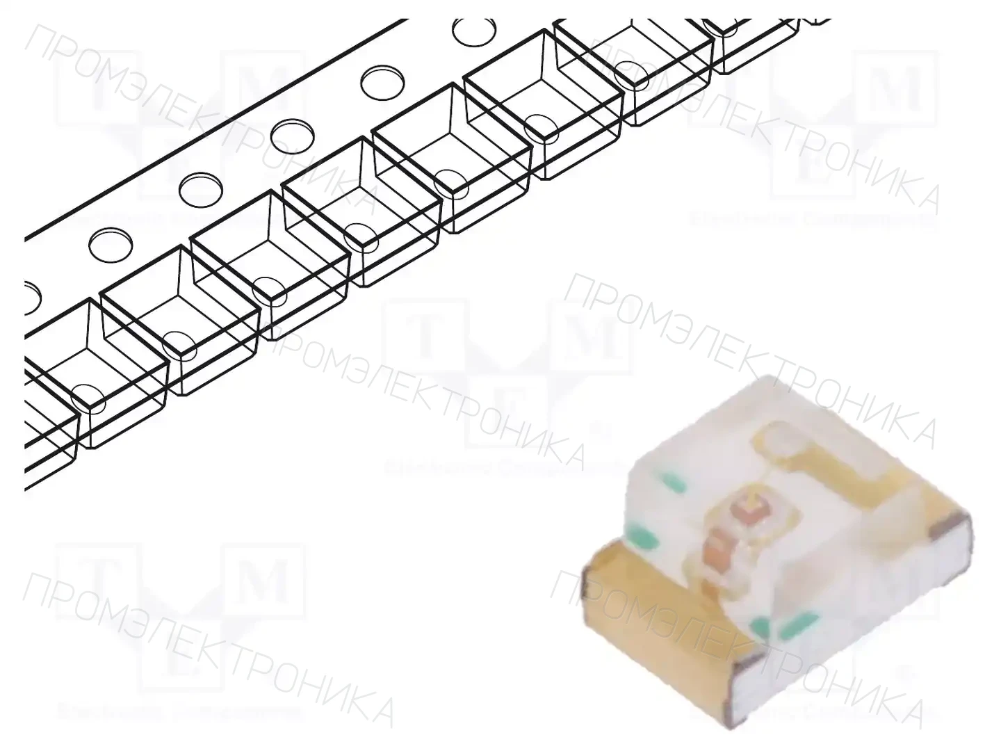 KINGBRIGHT ELECTRONIC KP-2012YC — Светодиоды SMD цветные