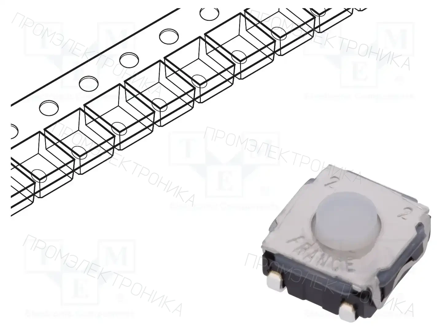 C&K KSC222J LFS — Микропереключатели TACT