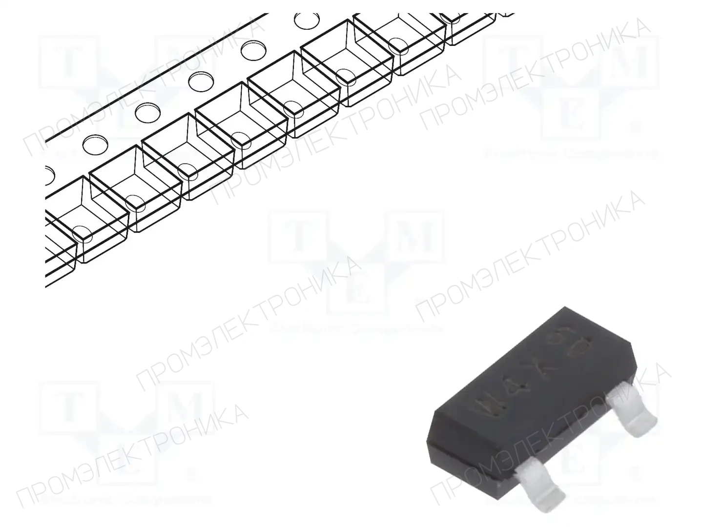 NEXPERIA PDTB143ETR — Транзисторы PNP SMD