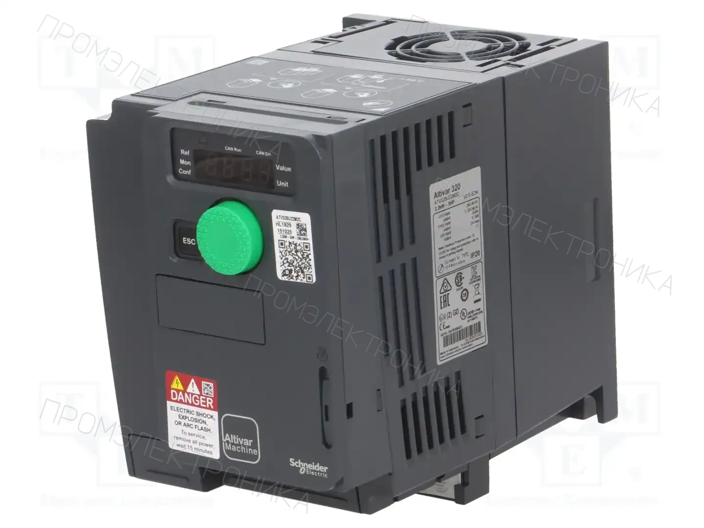 SCHNEIDER ELECTRIC ATV320U22M2C — Однофазные инверторы