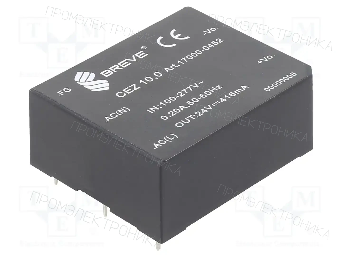 BREVE TUFVASSONS 17000-0452 — Преобразователи AC/DC для PCB