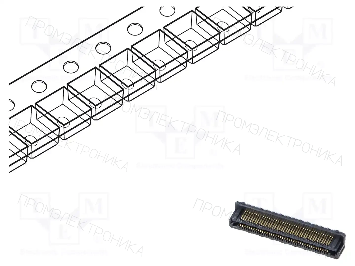 SAMTEC LSHM-140-02.5-L-DV-A-N-K-TR — Разъeмы пластина - пластина