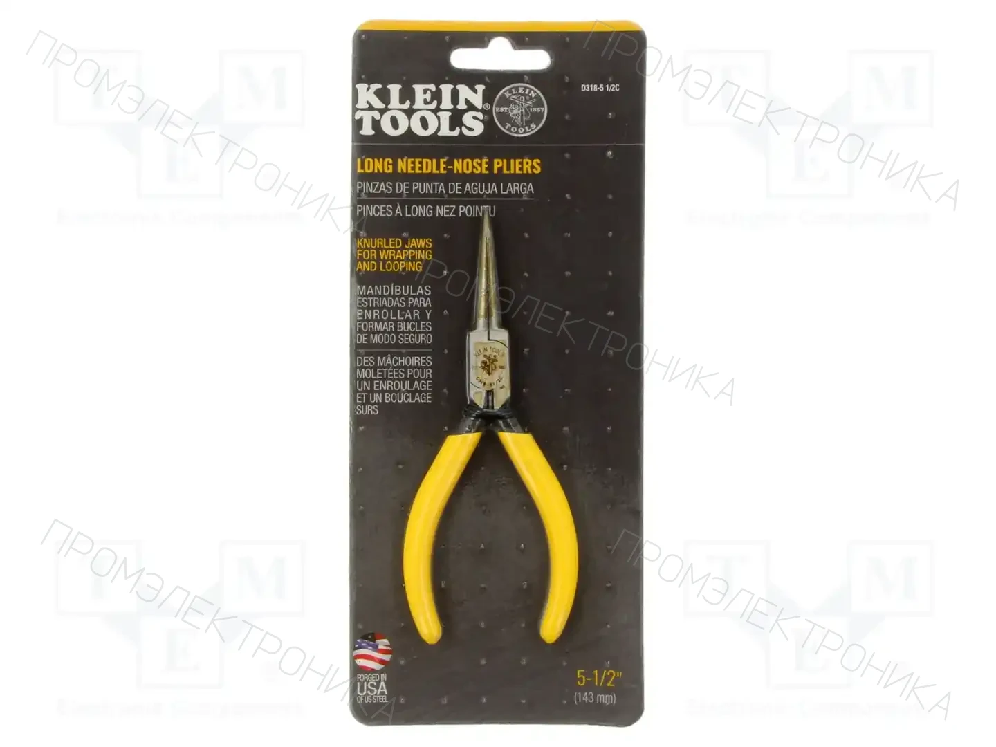 Klein Tools D318-51/2C — Клещи-кусачки плоские и полукруглые
